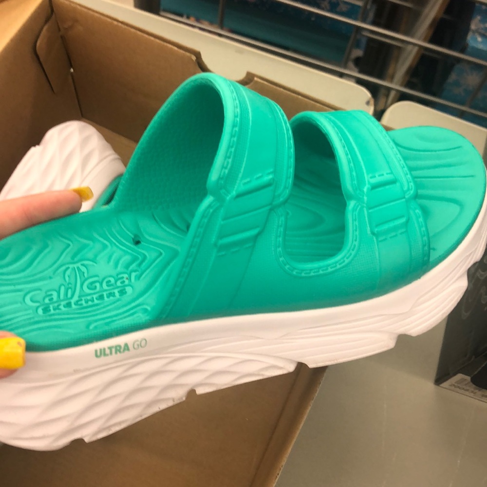 Teal Sandals